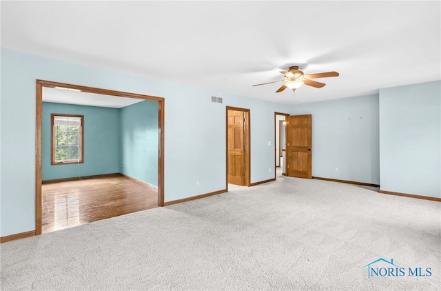 1977 Lexington Dr, Perrysburg, OH 43551 - carpeted empty room featuring ceiling fan and baseboards