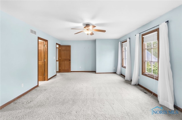 1977 Lexington Dr, Perrysburg, OH 43551 - spare room with a ceiling fan, baseboards, and carpet floors