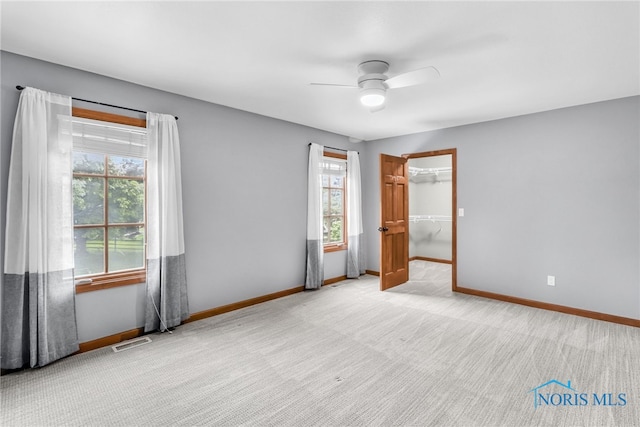 1977 Lexington Dr, Perrysburg, OH 43551 - spare room with carpet floors, baseboards, and ceiling fan