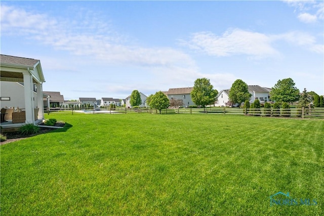 5653 Mallard Pointe Ln, Sylvania, OH 43560 - view of yard with a residential view
