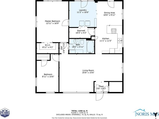 651 Park St, Napoleon, OH 43545 - floor plan / room layout