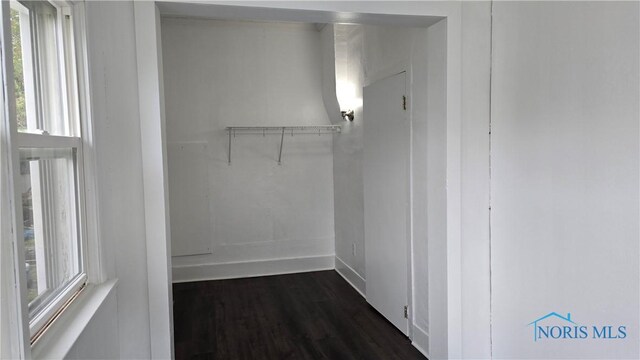 103 E N St, Liberty Center, OH 43532 - walk in closet with dark wood-style flooring