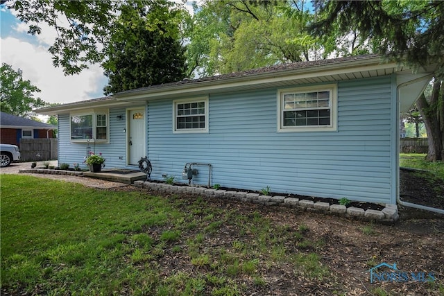 view of front of home