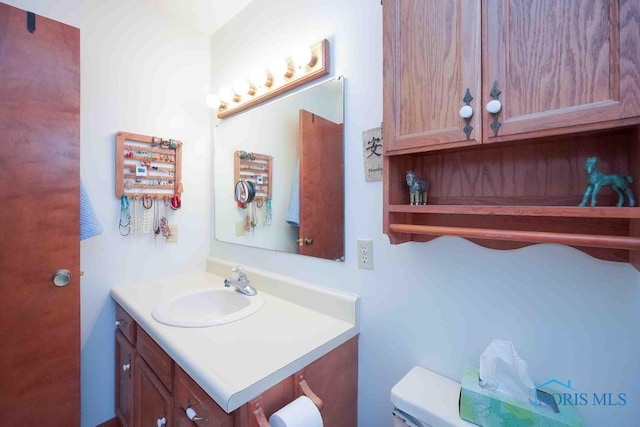 2023 Bluestone Dr, Findlay, OH 45840 - bathroom featuring toilet and vanity