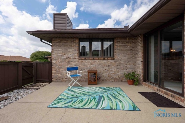 2023 Bluestone Dr, Findlay, OH 45840 - view of patio with a gate and fence