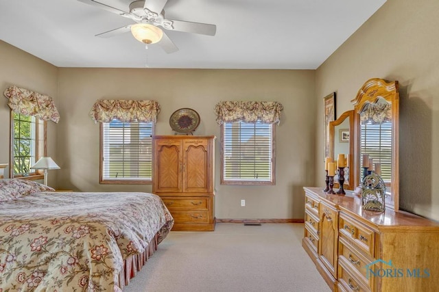 14360 County Road 2, Swanton, OH 43558 - bedroom with multiple windows, light colored carpet, and baseboards