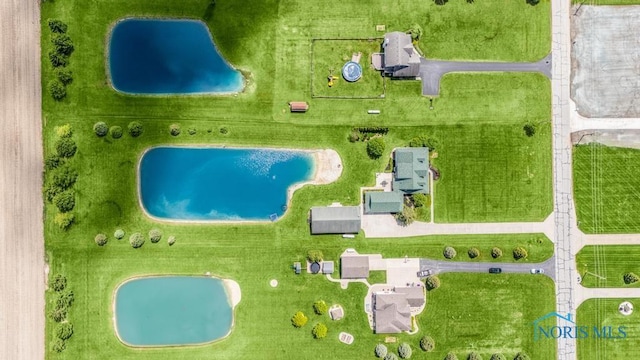14360 County Road 2, Swanton, OH 43558 - aerial view of a pool area