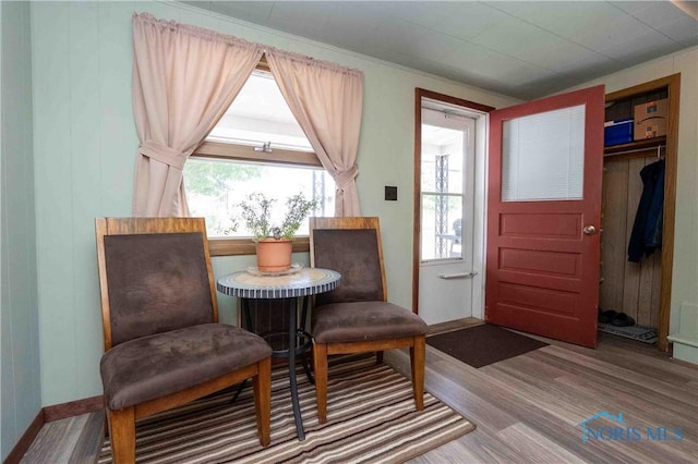 344 E Findlay St, Sugar Creek Township, OH 45893 - living area with wood finished floors and plenty of natural light