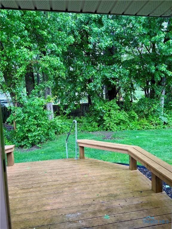 6955 Dorr St Unit 56, Toledo, OH 43615 - view of wooden deck