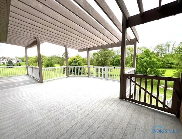 5506 Brookview Ln, Upper Sandusky, OH 43351 - view of wooden terrace