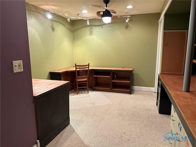 8411 Willow Glen Ct, Holland, OH 43528 - walk in closet with a ceiling fan and carpet
