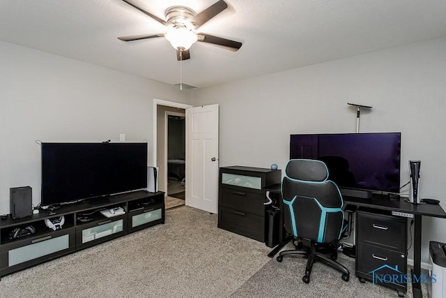 510 N Wintergarden Rd, Bowling Green, OH 43402 - carpeted office space with a ceiling fan