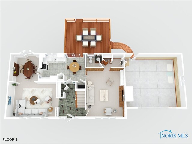 806 Woodstock Ct, Findlay, OH 45840 - room layout