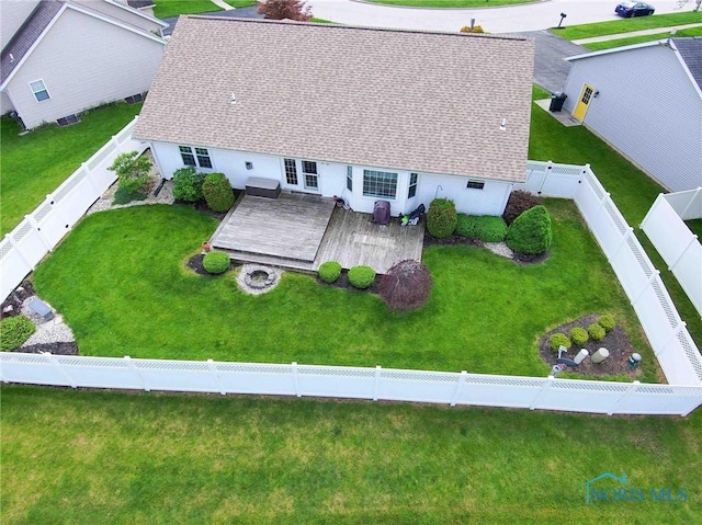 501 Flintlock Ct, Findlay, OH 45840 - view from above of property