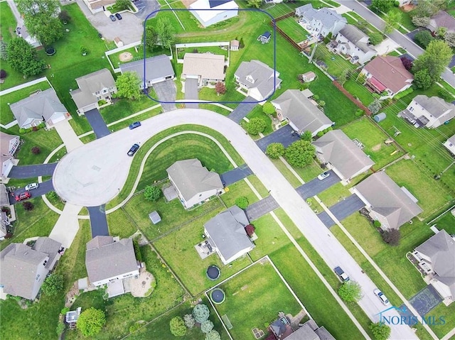 501 Flintlock Ct, Findlay, OH 45840 - aerial perspective of suburban area