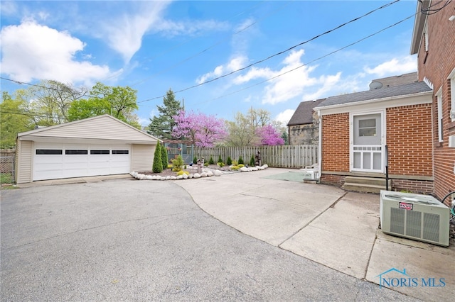 2324 Secor Rd, Toledo, OH 43606 - detached garage featuring central AC