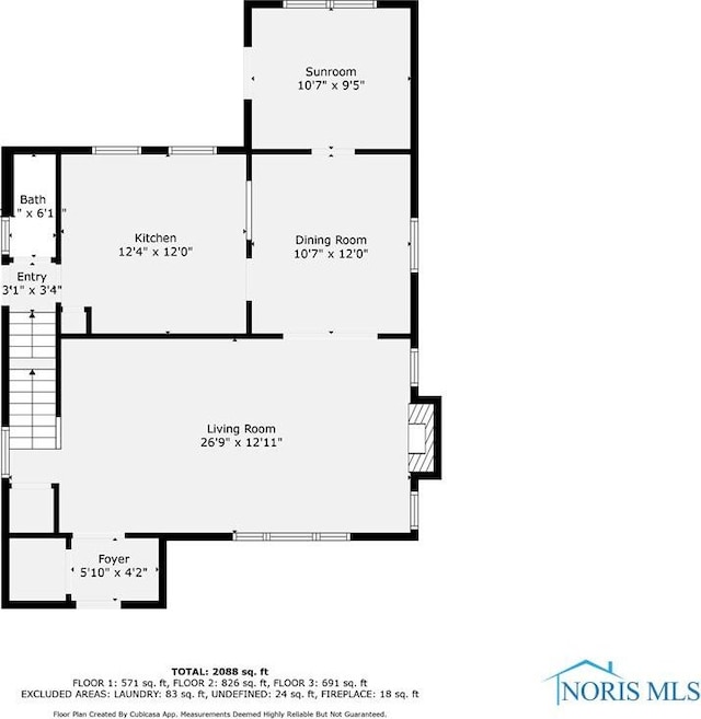 2324 Secor Rd, Toledo, OH 43606 - room layout