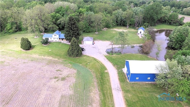 5412 Evansport Rd, Defiance, OH 43512 - view from above of property with a nearby body of water