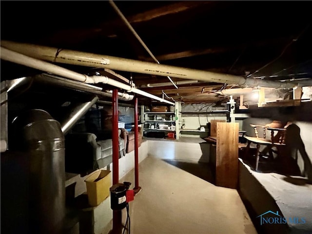 203 Washington St, Bettsville, OH 44815 - view of unfinished below grade area
