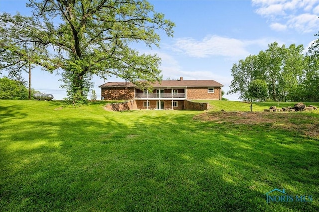 1473 State Route 66, Stryker, OH 43557 - view of grassy yard featuring a wooden deck