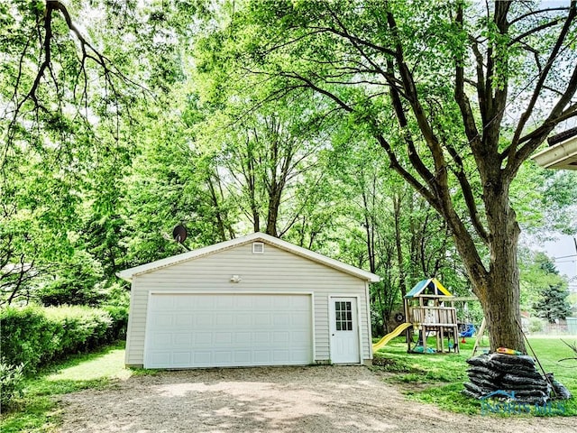 348 S 8th St, Upper Sandusky, OH 43351 - view of detached garage