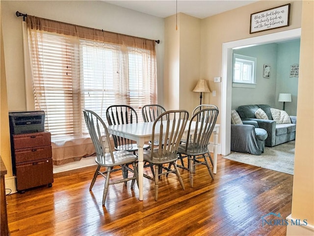 348 S 8th St, Upper Sandusky, OH 43351 - dining space with hardwood / wood-style flooring