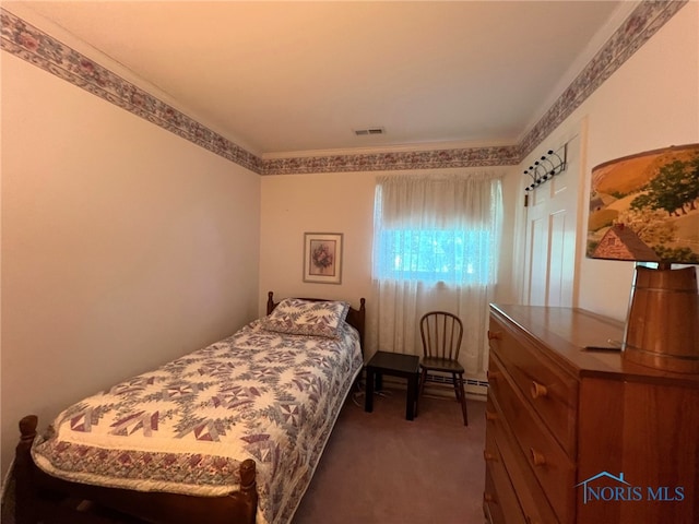 212 Duck Pond Rd, Upper Sandusky, OH 43351 - carpeted bedroom with baseboard heating