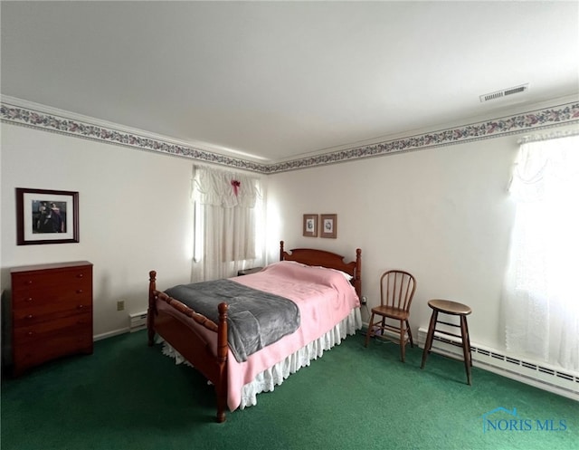 212 Duck Pond Rd, Upper Sandusky, OH 43351 - bedroom featuring carpet flooring and baseboard heating