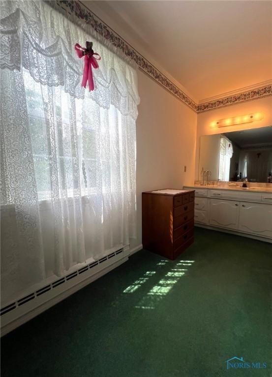 212 Duck Pond Rd, Upper Sandusky, OH 43351 - full bath with baseboard heating and vanity