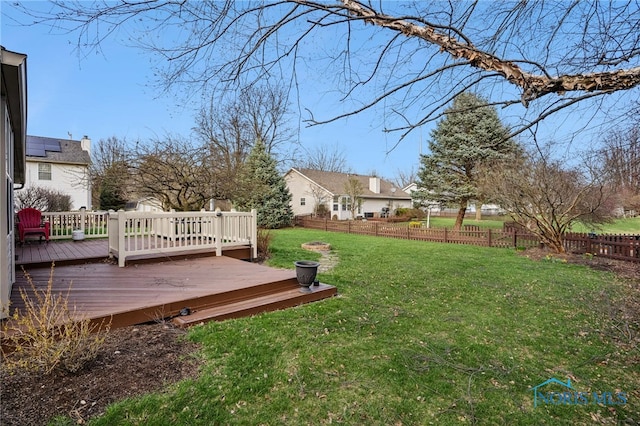 209 E Sawmill Rd, Findlay, OH 45840 - view of yard with a deck