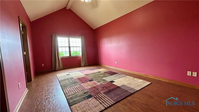 12327 Buckeye Dr, Paulding, OH 45879 - spare room featuring wood finished floors and baseboards