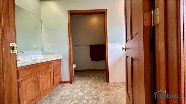 12327 Buckeye Dr, Paulding, OH 45879 - bathroom featuring vanity and toilet