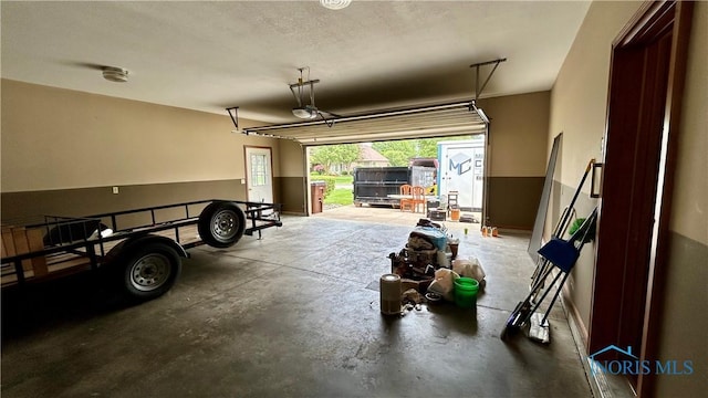 12327 Buckeye Dr, Paulding, OH 45879 - garage with baseboards