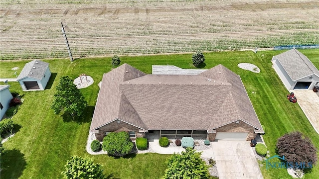 12327 Buckeye Dr, Paulding, OH 45879 - aerial view of property and surrounding area