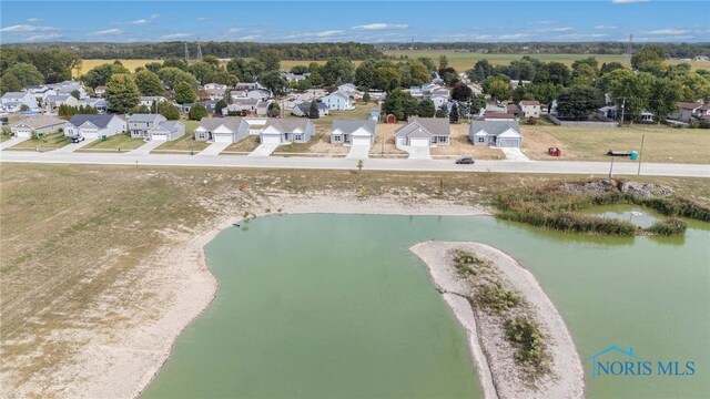 4015 E Plaza Blvd, Northwood, OH 43619 - aerial perspective of suburban area with a nearby body of water