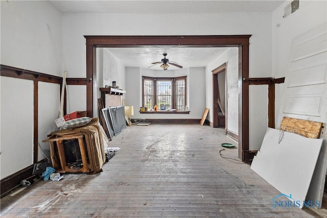 128 W Bancroft St, Toledo, OH 43620 - hall featuring wood finished floors