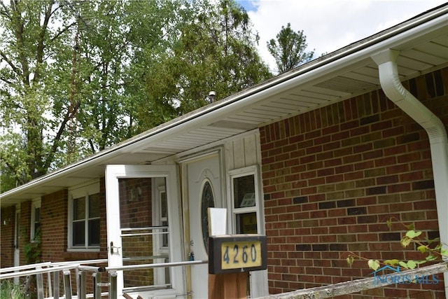 4260 S Eber Rd, Monclova, OH 43542 - entrance to property featuring brick siding