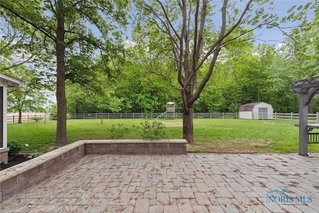 21265 State Route 2, Archbold, OH 43502 - view of patio featuring a playground