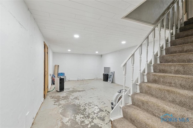 21265 State Route 2, Archbold, OH 43502 - below grade area with stairs and recessed lighting