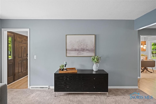 1956 Thornapple Dr, Toledo, OH 43614 - foyer entrance with baseboards and carpet