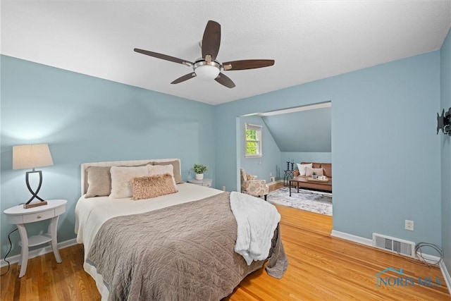 1956 Thornapple Dr, Toledo, OH 43614 - bedroom with wood finished floors, baseboards, and a ceiling fan