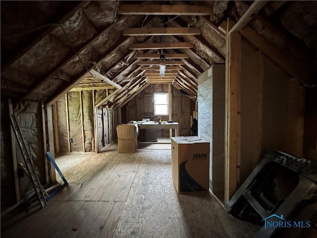 1226 Champe Rd, Toledo, OH 43615 - view of unfinished attic