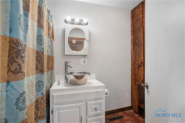 4279 Defiance Pike, Wayne, OH 43466 - bathroom with vanity and a shower with shower curtain