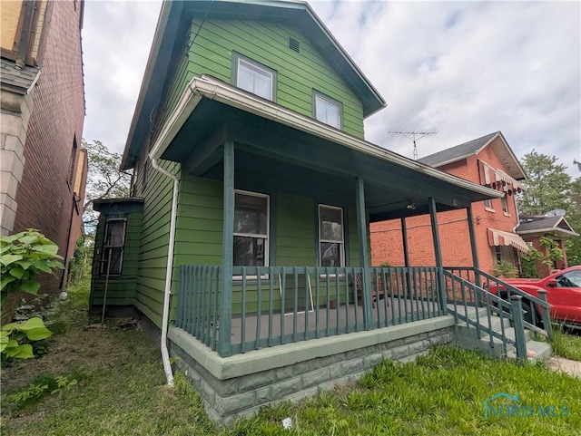 721 N Detroit Ave, Toledo, OH 43607 - view of front of home with covered porch
