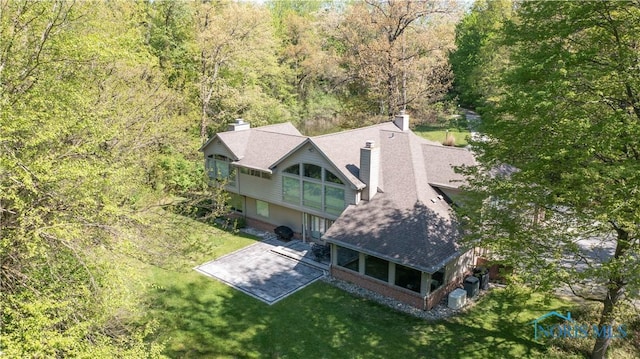 8801 W Bancroft St, Toledo, OH 43617 - view from above of property featuring a forest