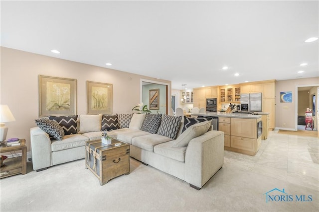 8801 W Bancroft St, Toledo, OH 43617 - living area with recessed lighting