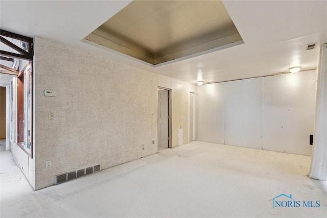 1250 Hidden Ridge Rd, Toledo, OH 43615 - empty room with a tray ceiling