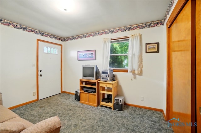 1306 N Union St, Fostoria, OH 44830 - carpeted home office with baseboards