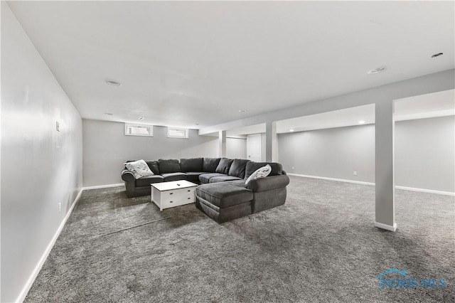640 Hemlock St, Wauseon, OH 43567 - living area featuring carpet flooring