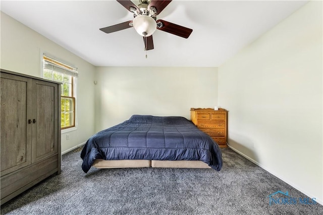 640 Hemlock St, Wauseon, OH 43567 - bedroom featuring carpet flooring and ceiling fan